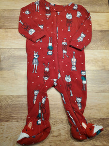 Pyjama à manches longues fille - 6/12 mois
