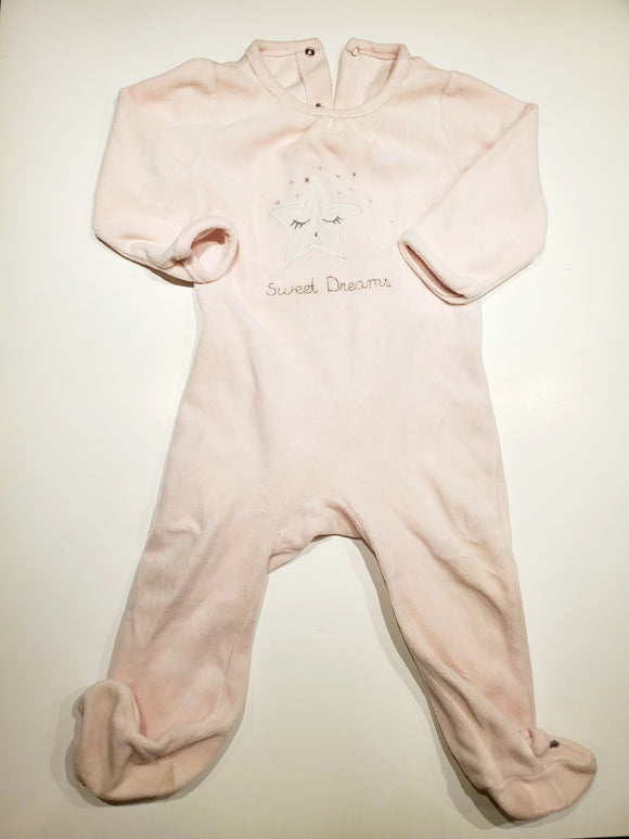 Pyjama à manches longues fille - 12 mois