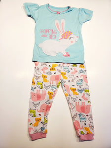 Pyjama à manches courtes fille - 12 mois